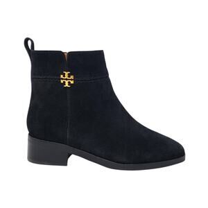 Tory Burch Everly Suede Leather Ankle Boot Booties Black 153799 Size US 6 M